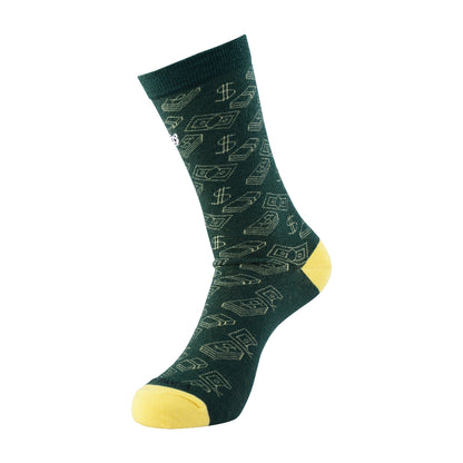 Money Socks from the Sock Panda (Adult Medium - Women's Shoe Sizes 5-10)