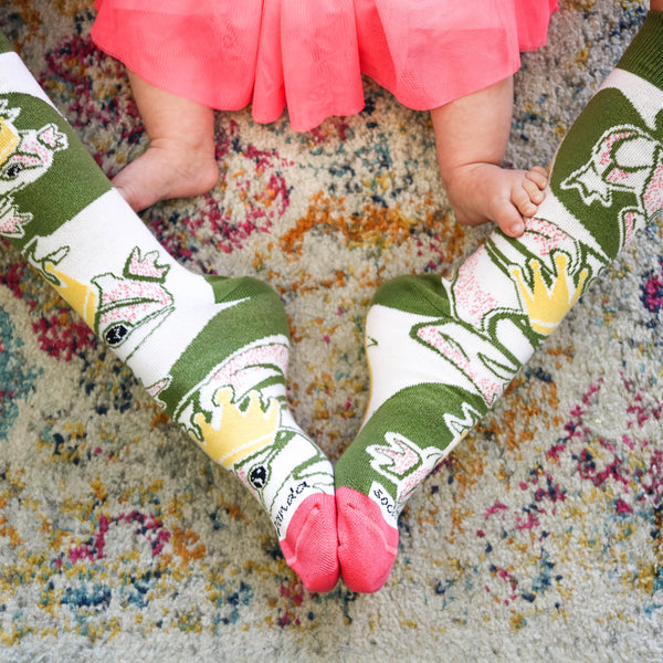 Frog Prince Fairy Tale Socks