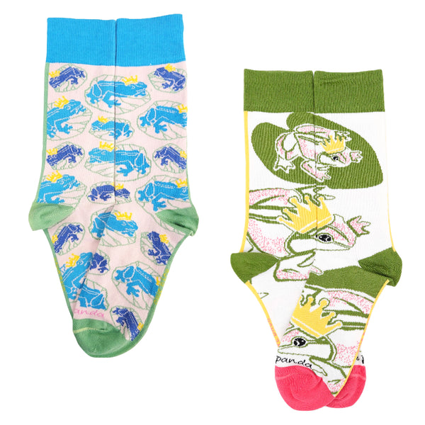 The Frog Prince Fairy Tale Set of Socks from the Sock Panda (Two Pack)