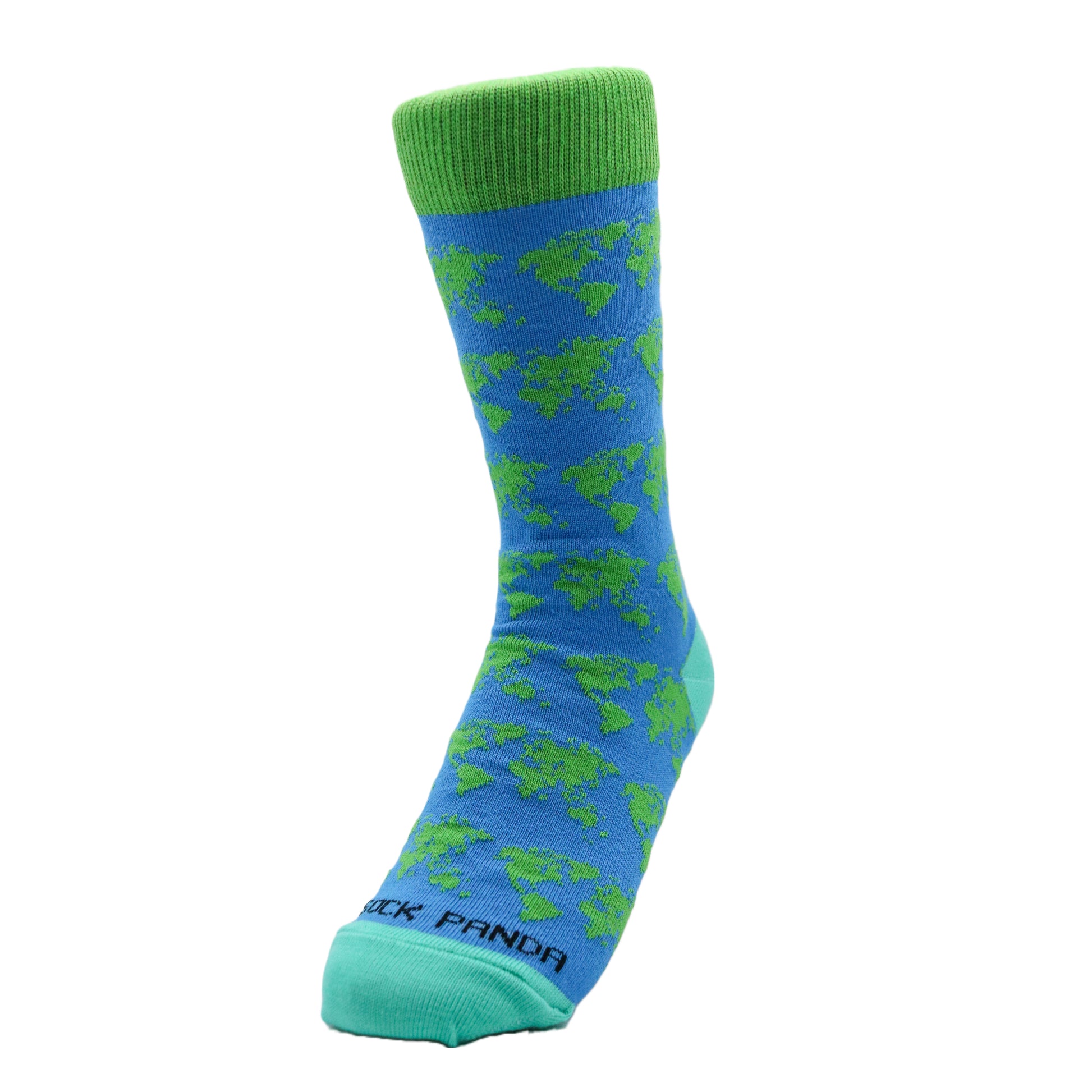 World Map Socks (We Are All In This Together)