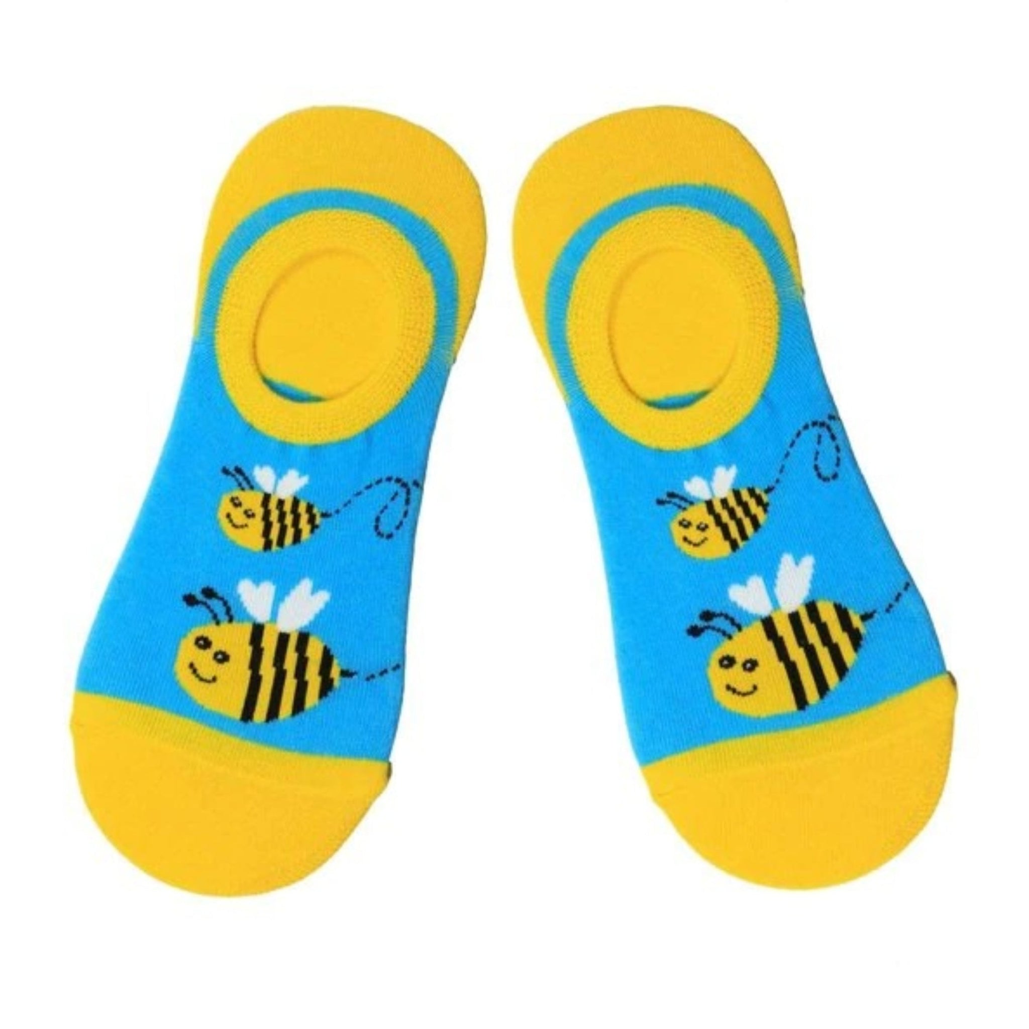 Buzz Like a Bee No Show Liner Socks for Women