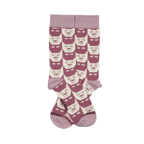 Kitty Cat Pattern Socks from the Sock Panda (Adult Medium - Women's Shoe Sizes 5-10)