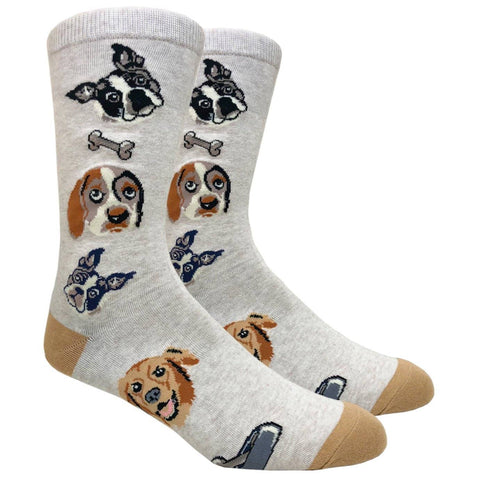 Dog Lovers Socks (Beige)