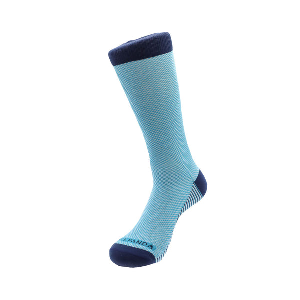 Classic Blue and White Office Socks from the Sock Panda