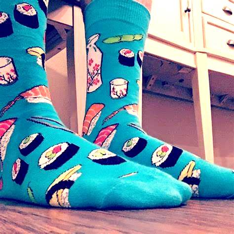 Sushi Socks Crew from the Sock Panda (Two Sizes)