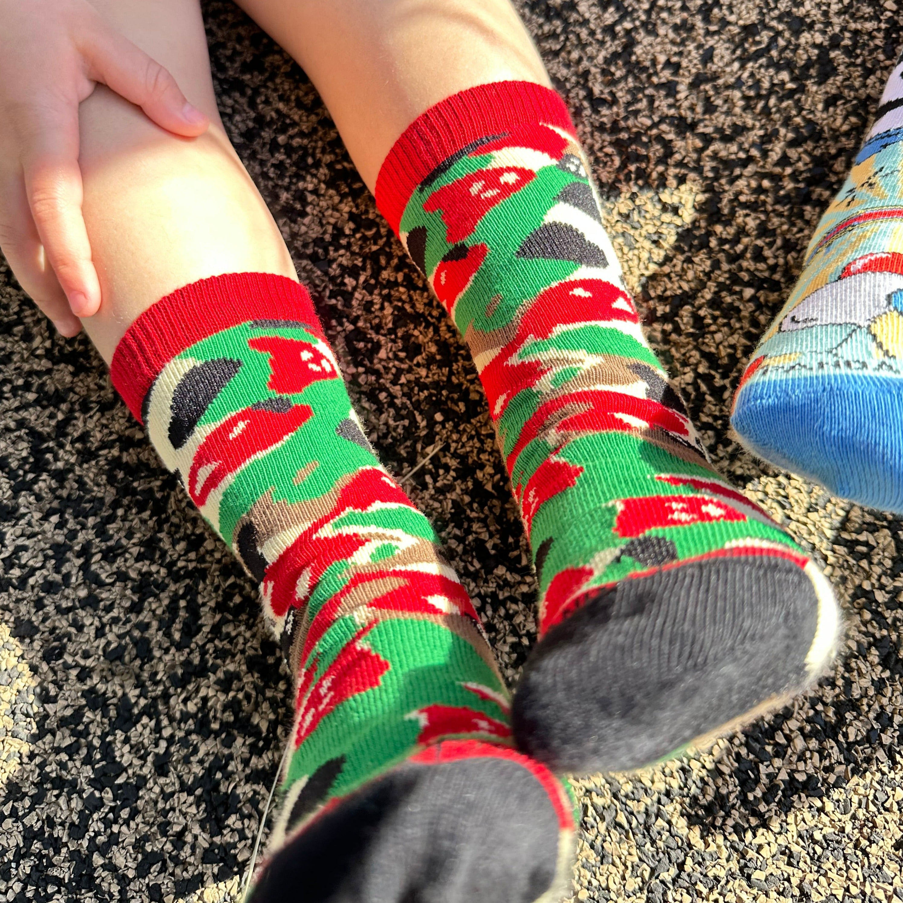 Camouflage Panda Socks from the Sock Panda (Ages 3-7)
