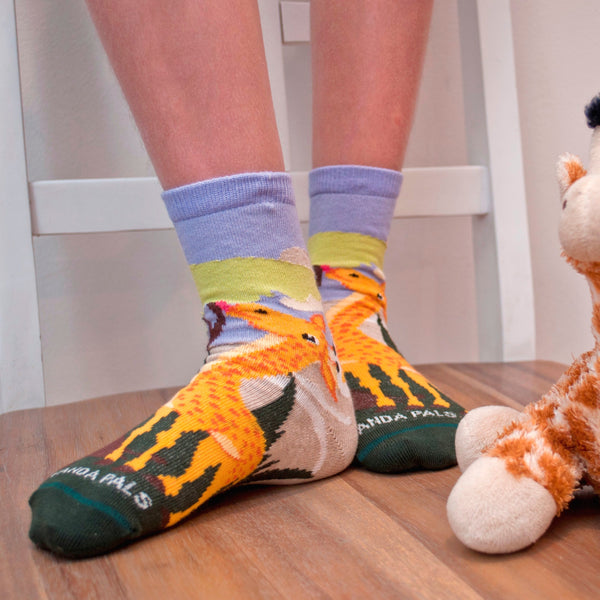 Giraffe Loves Veggie Socks (Ages 3-7) from the Sock Panda