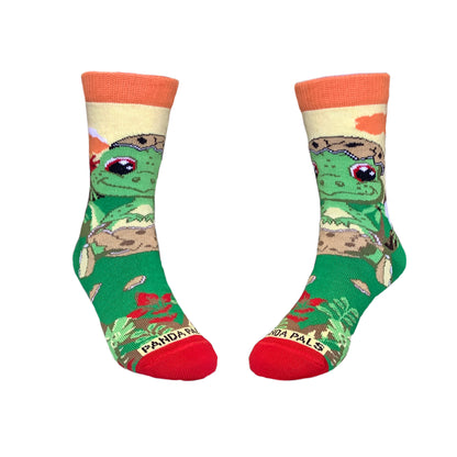 Egg Shell Baby Dinosaur Socks (Ages 3-7) from the Sock Panda