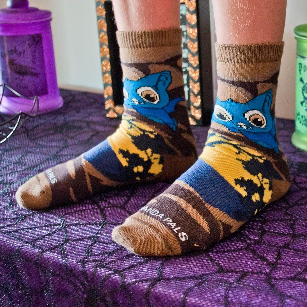 Batty Bat in a Tree Socks (Ages 3-5) from the Sock Panda