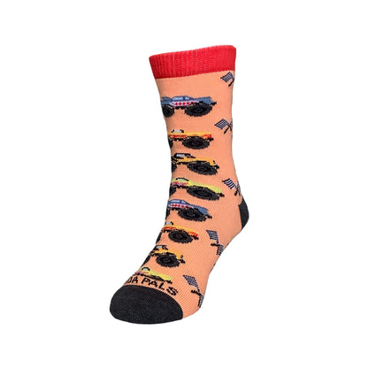 Monster Truck Patterns Socks (Ages 3-5) from Sock Panda