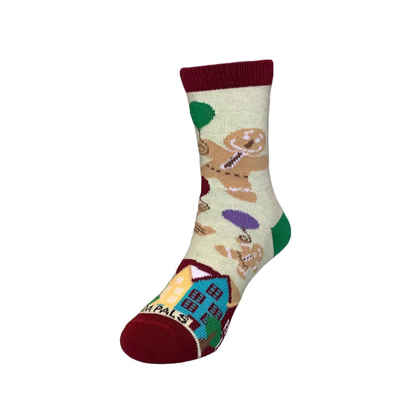 Flying Gingerbread Man Socks from the Sock Panda (Ages 3-7)