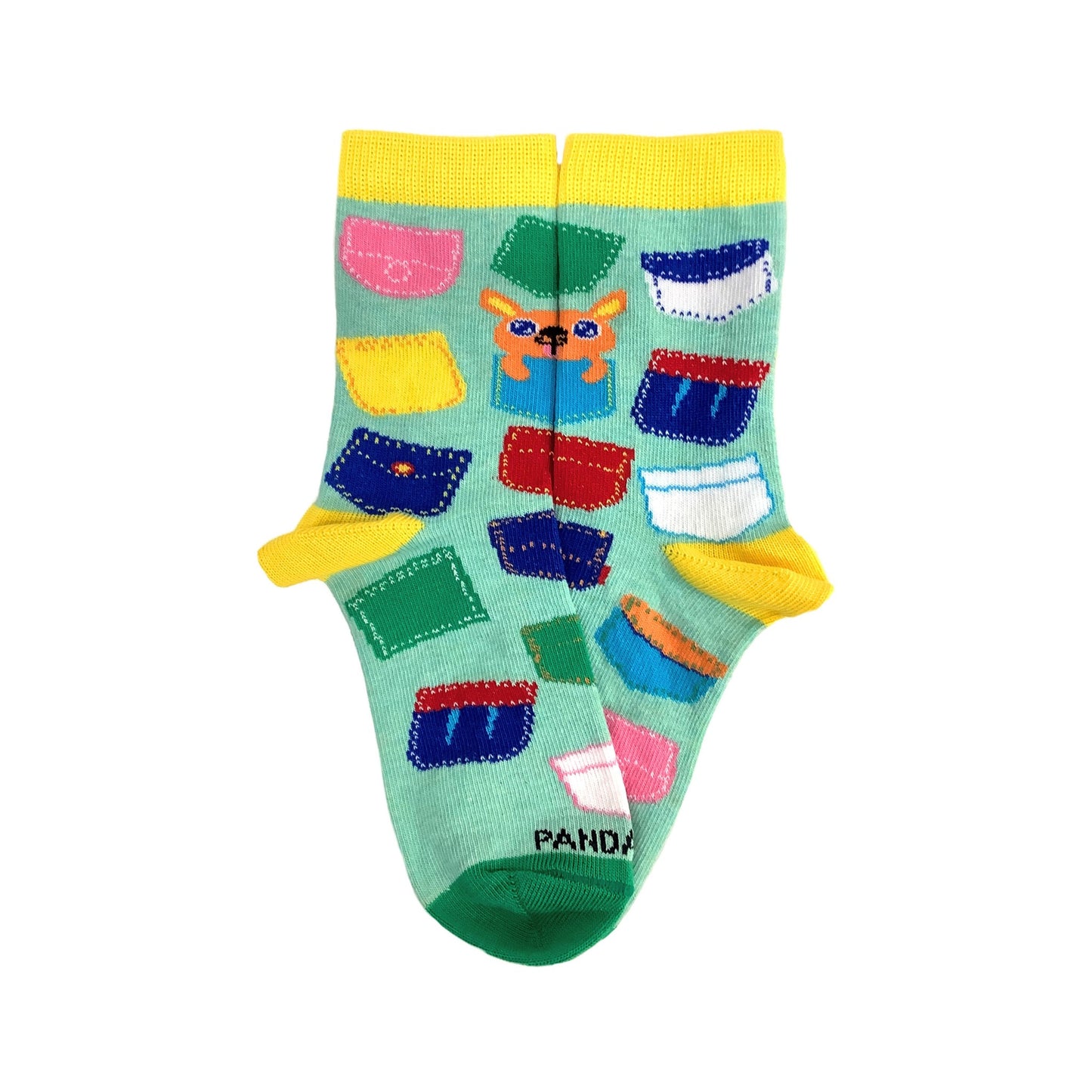 Baby Kangaroo in Pocket Socks (Ages 3-7) from the Sock Panda