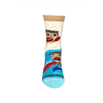 The Hero The "Lifeguard" Socks (Ages 3-7) from the Sock Panda