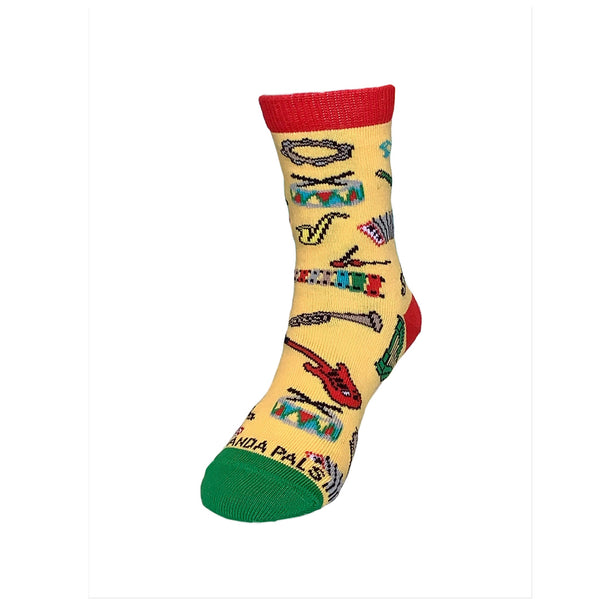 Fun Music Instruments Socks (Ages 3-7) from the Sock Panda