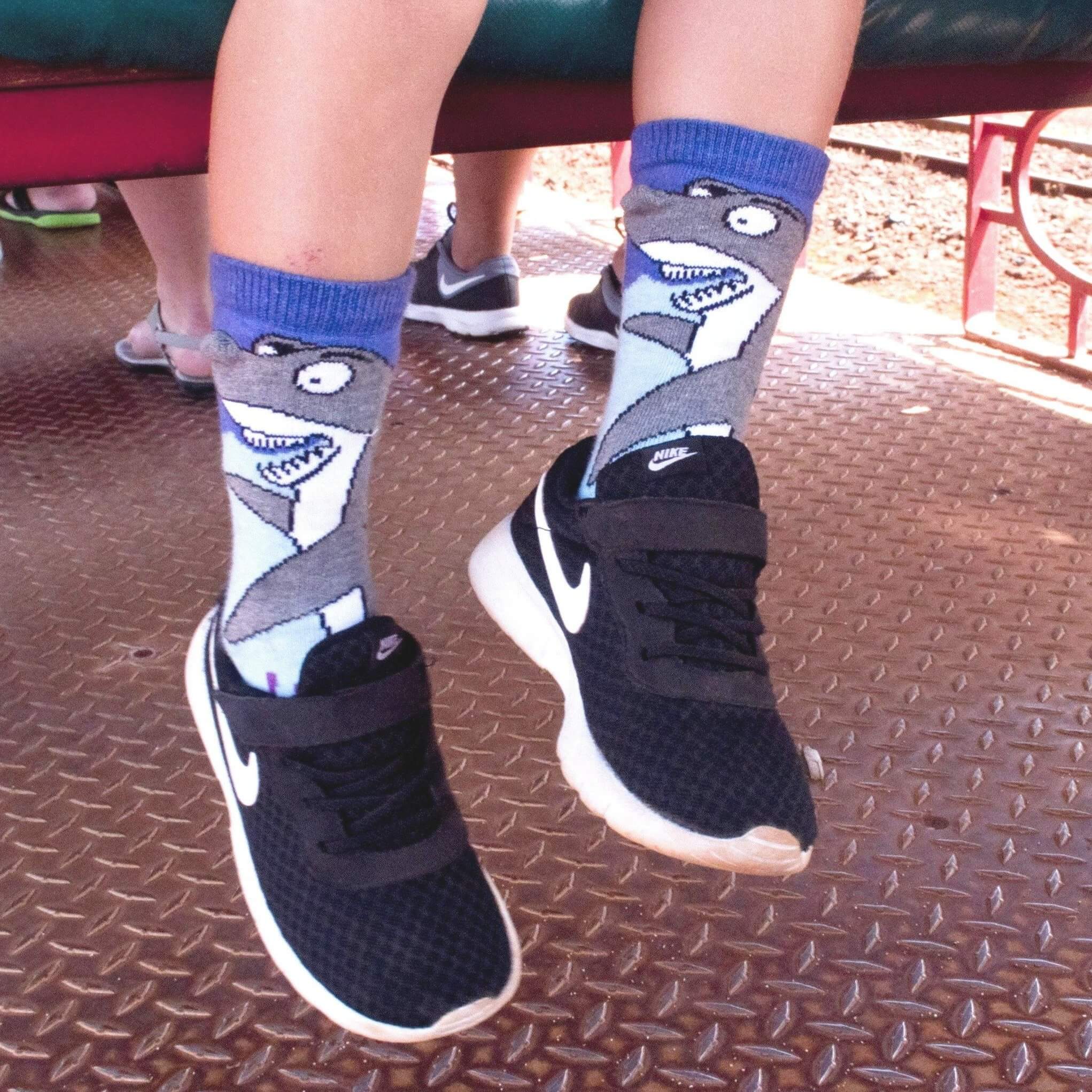 Bob the Shark Socks (Ages 3-7) from the Sock Panda