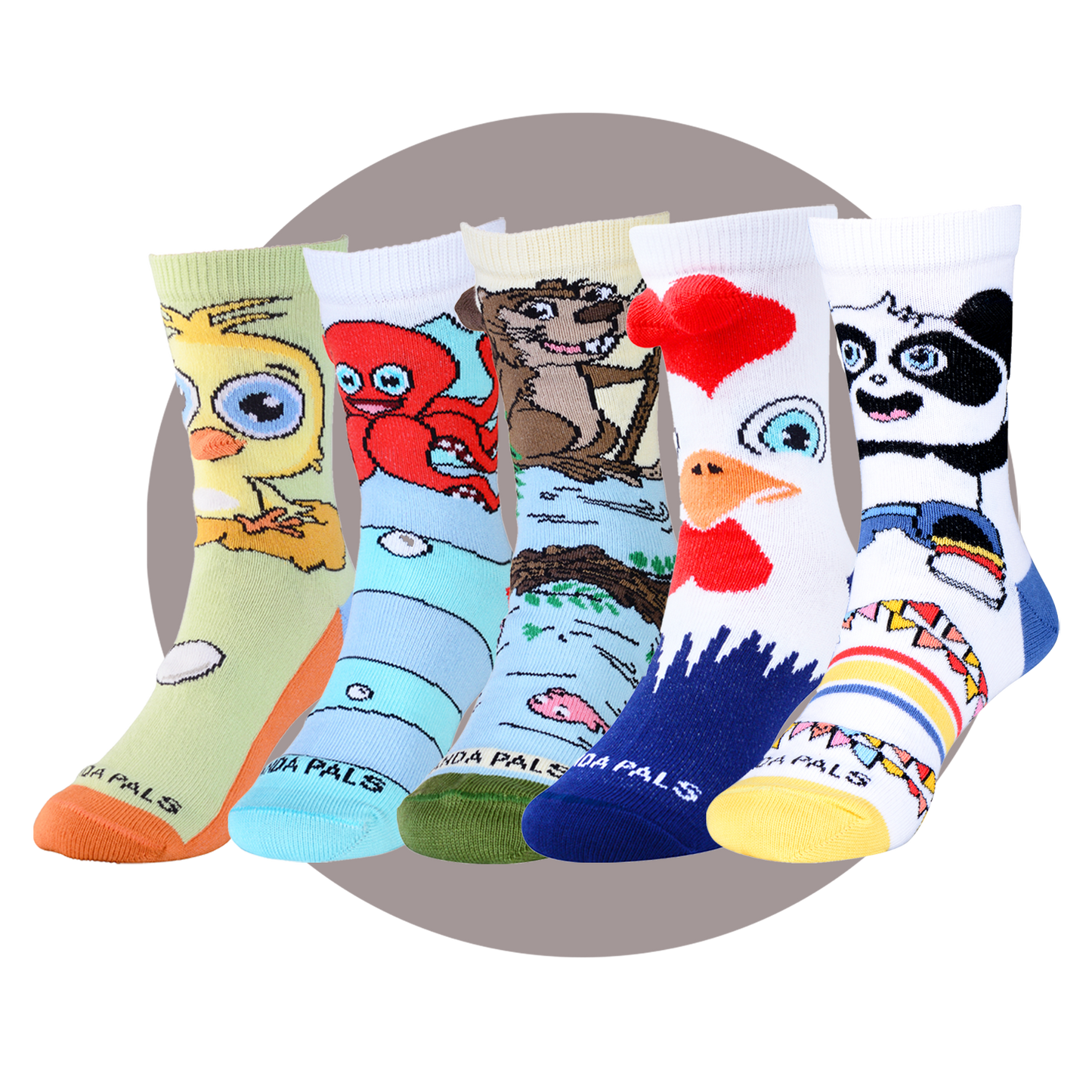 Panda Pals Kids Sock Subscription (Ages 3-7)
