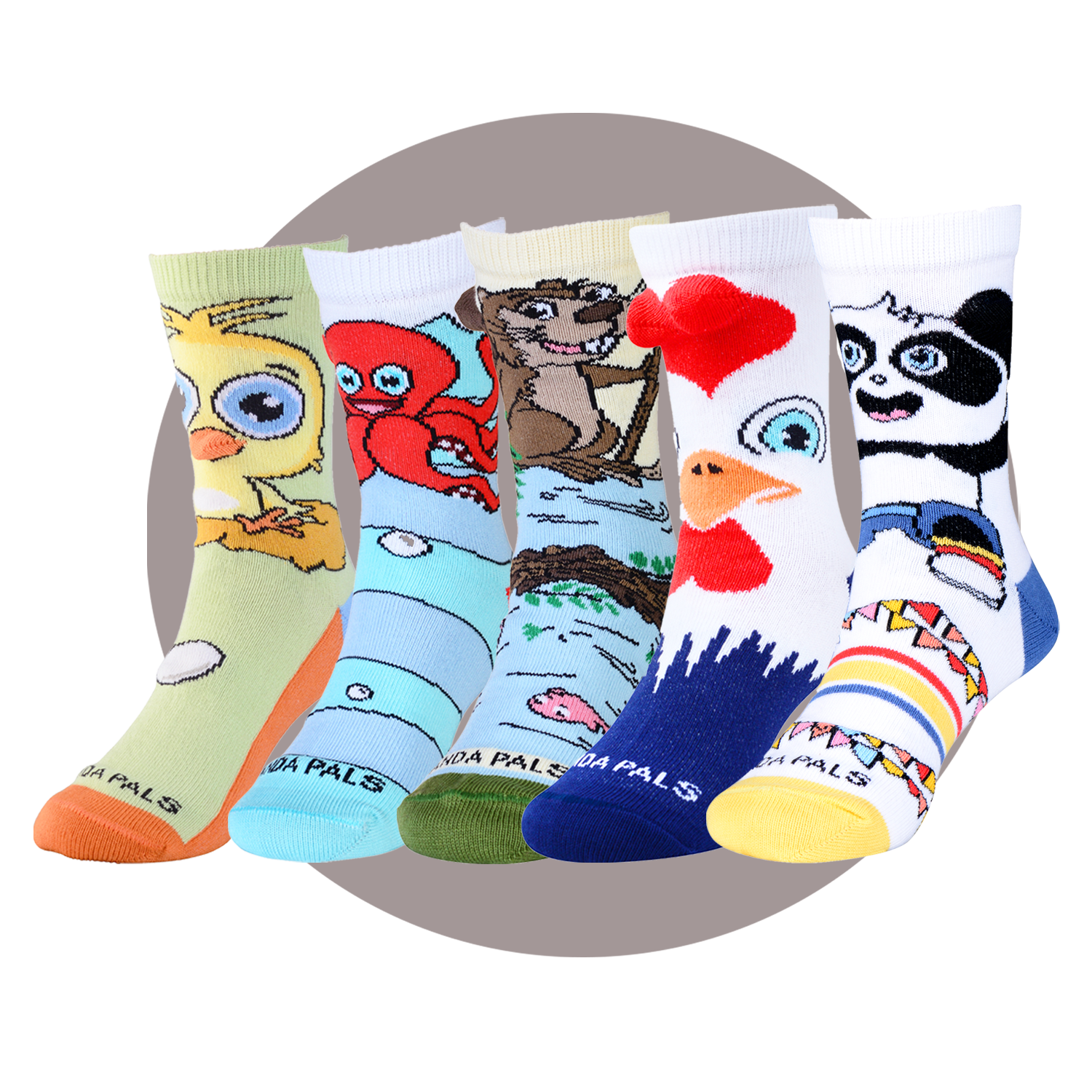 Panda Pals Kids Sock Subscription (Ages 3-7)