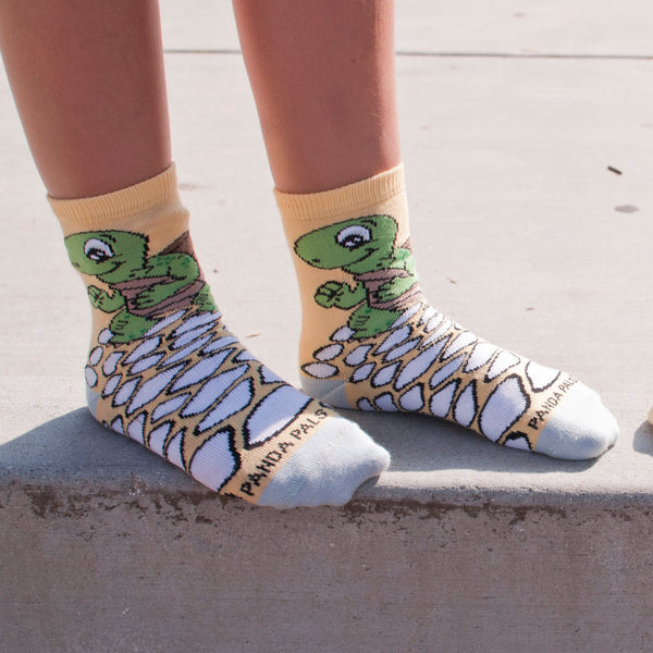 Slow & Steady Turtle Socks (Ages 3-7)