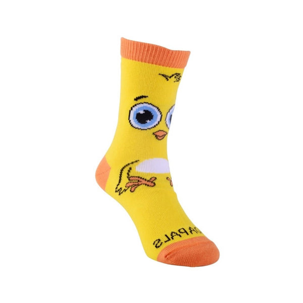 Peep the Baby Chick Socks (Ages 3-5)