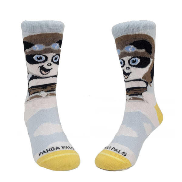Pilot Panda Socks from the Sock Panda (Ages 3-5)
