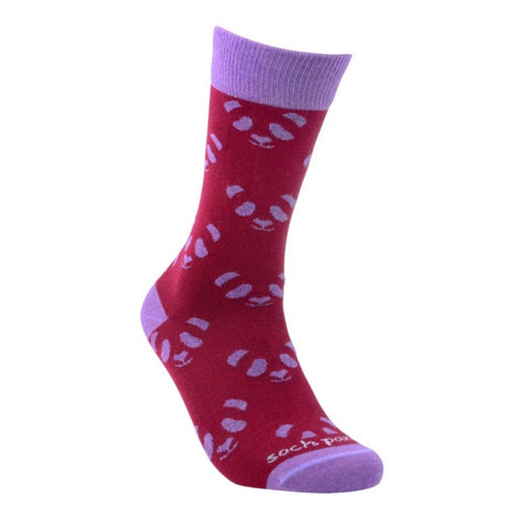Fantastic Panda Pattern Tween Socks (Adult Small -  Shoe Sizes 2-5)