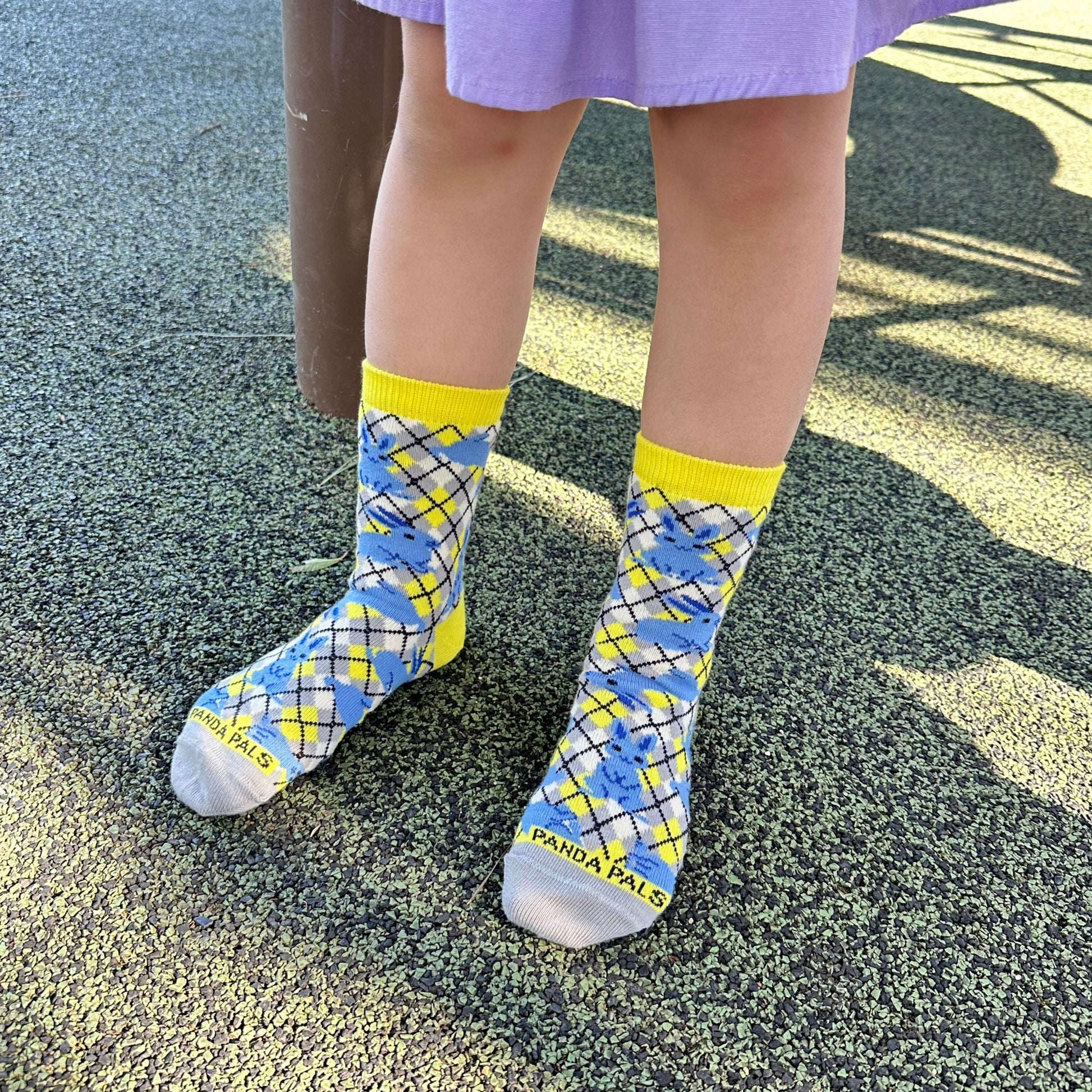 Bunny Rabbit Pattern Socks from the Sock Panda (Ages 3-7)