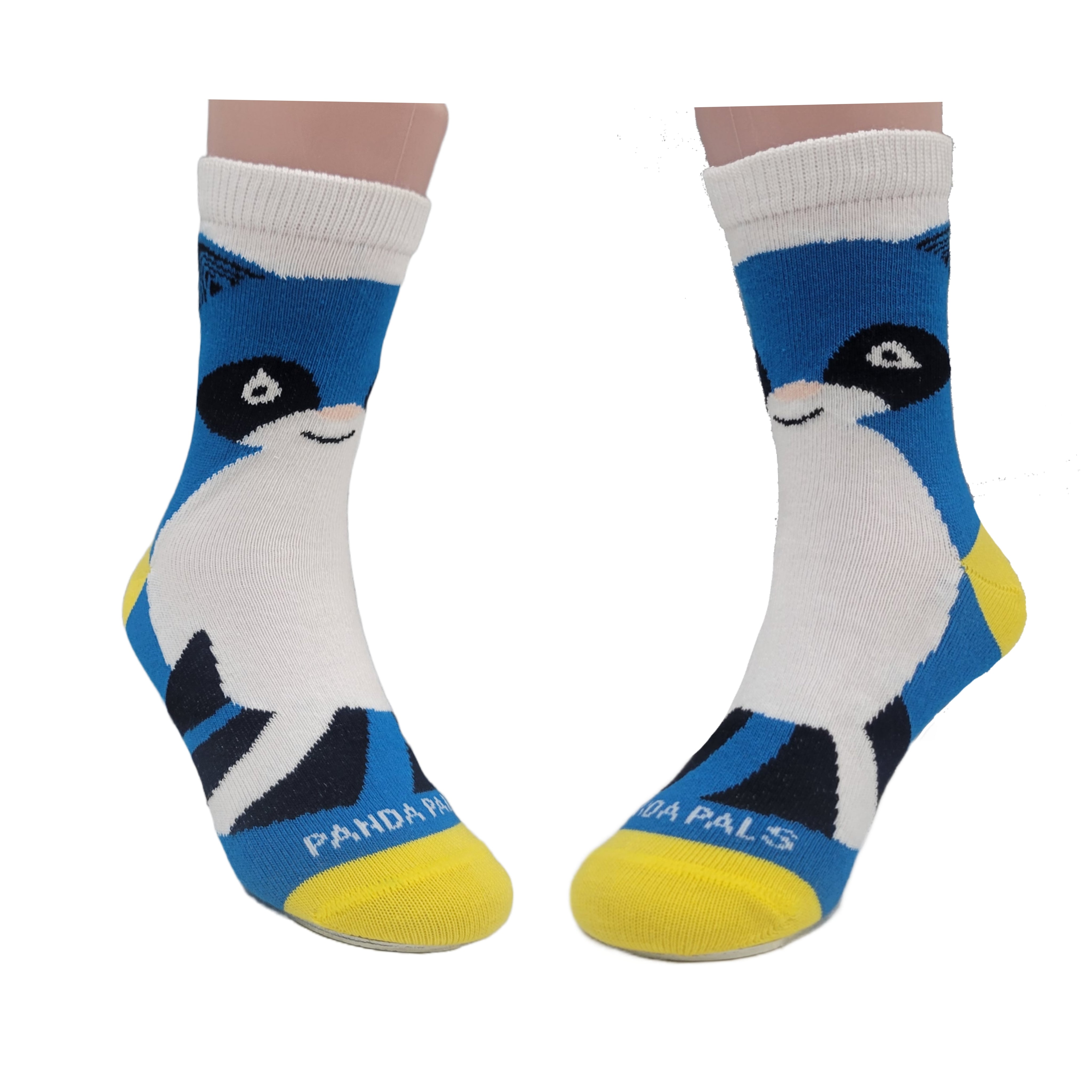 Blue Raccoon Socks from the Sock Panda (Ages 3-5)