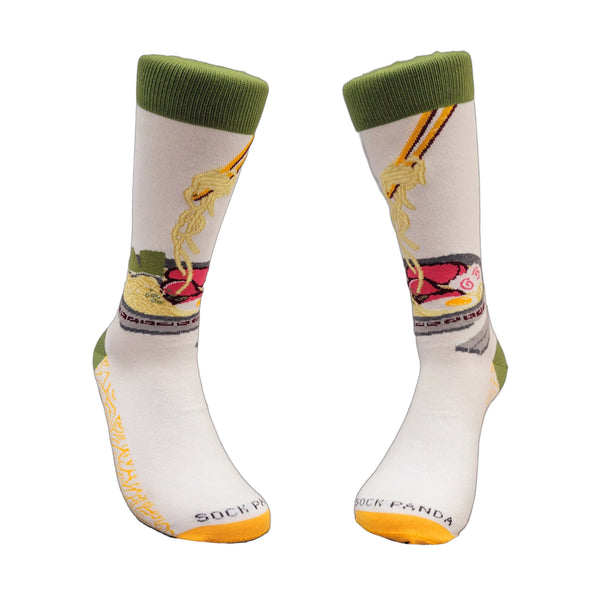 Ramen Socks from the Sock Panda (Adult Large)