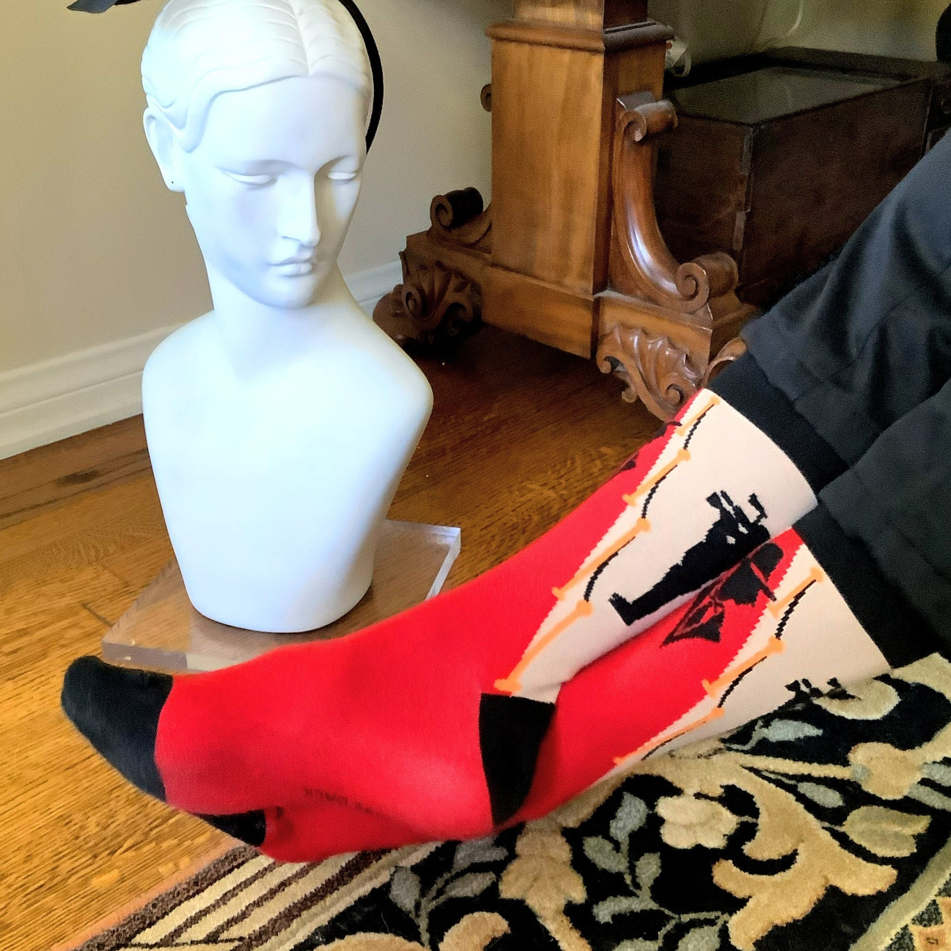 Red Carpet Socks from the Sock Panda