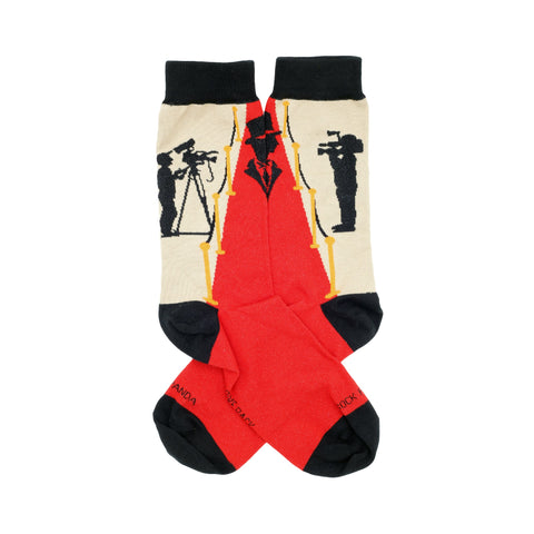 Red Carpet Socks from the Sock Panda