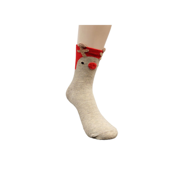 Reindeer Socks from the Sock Panda - Short Socks (Adult Small)