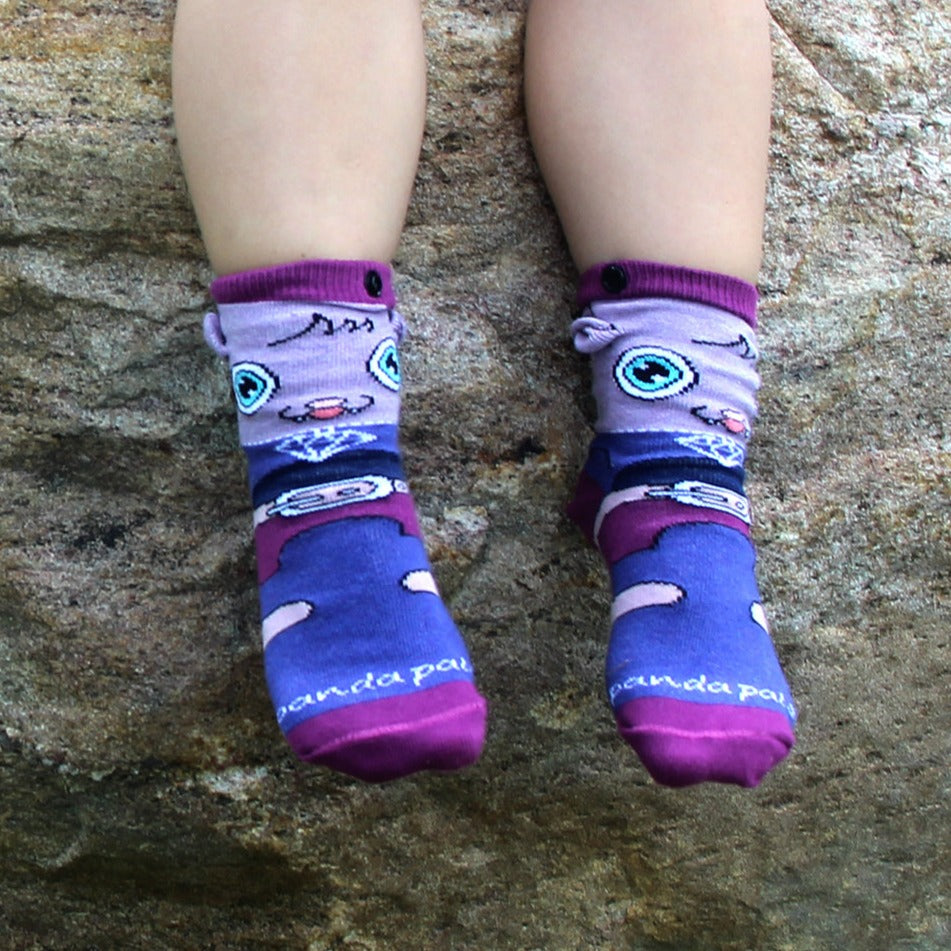 Tib Tab the Bat Socks (Ages 3-7) from the Sock Panda