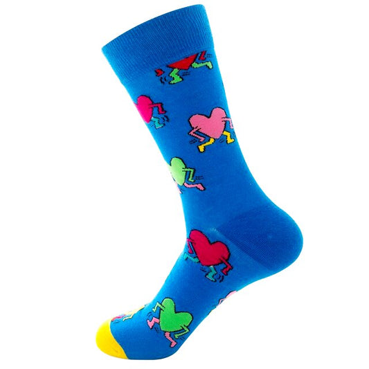 Running Heart Socks from the Sock Panda