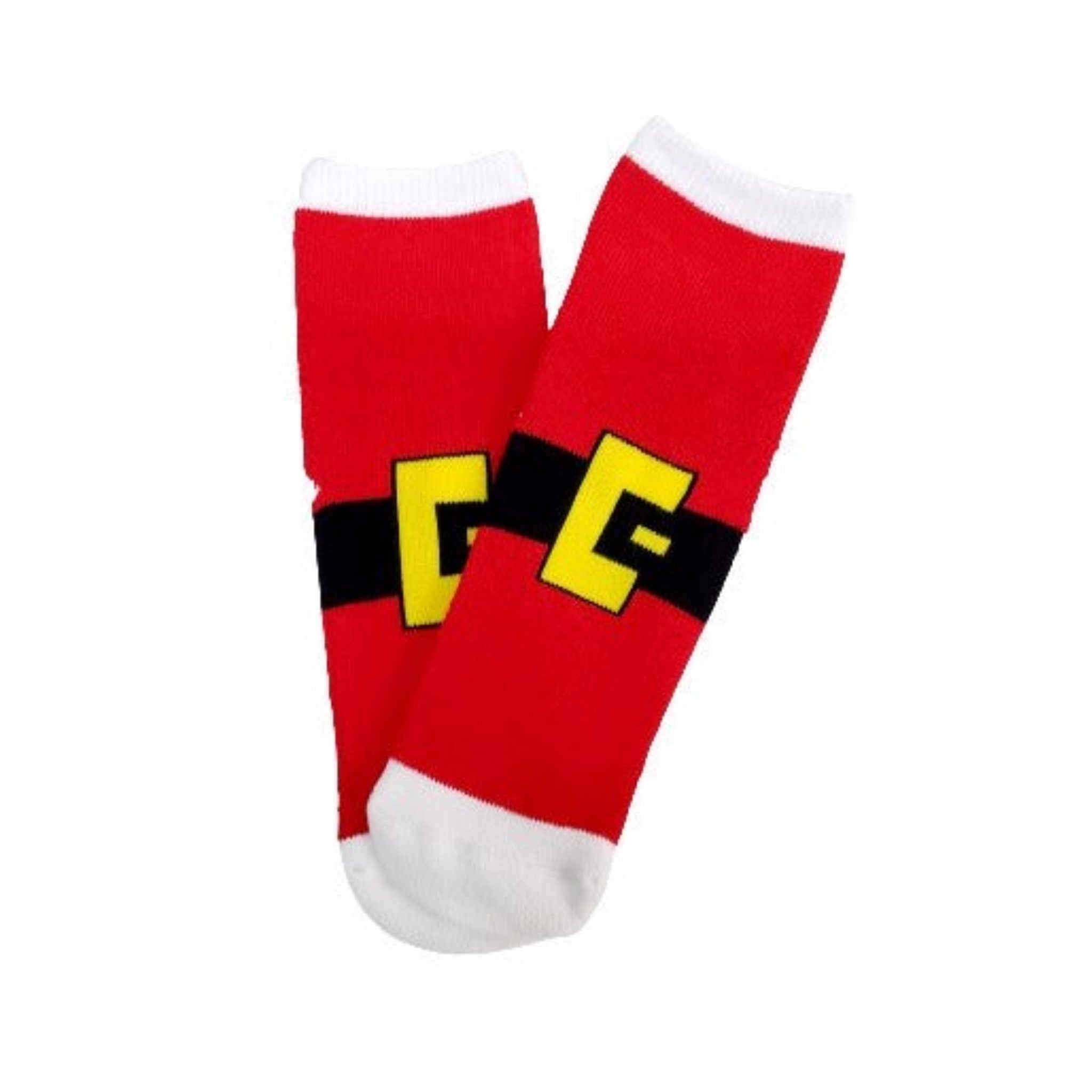 Santa's Belt Socks for Kids (Ages 6 mo. to 7 yr)