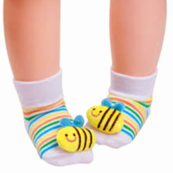 Bee Anti-Slip Slipper Boot Socks (Ages 6 mo. - 1 yr)