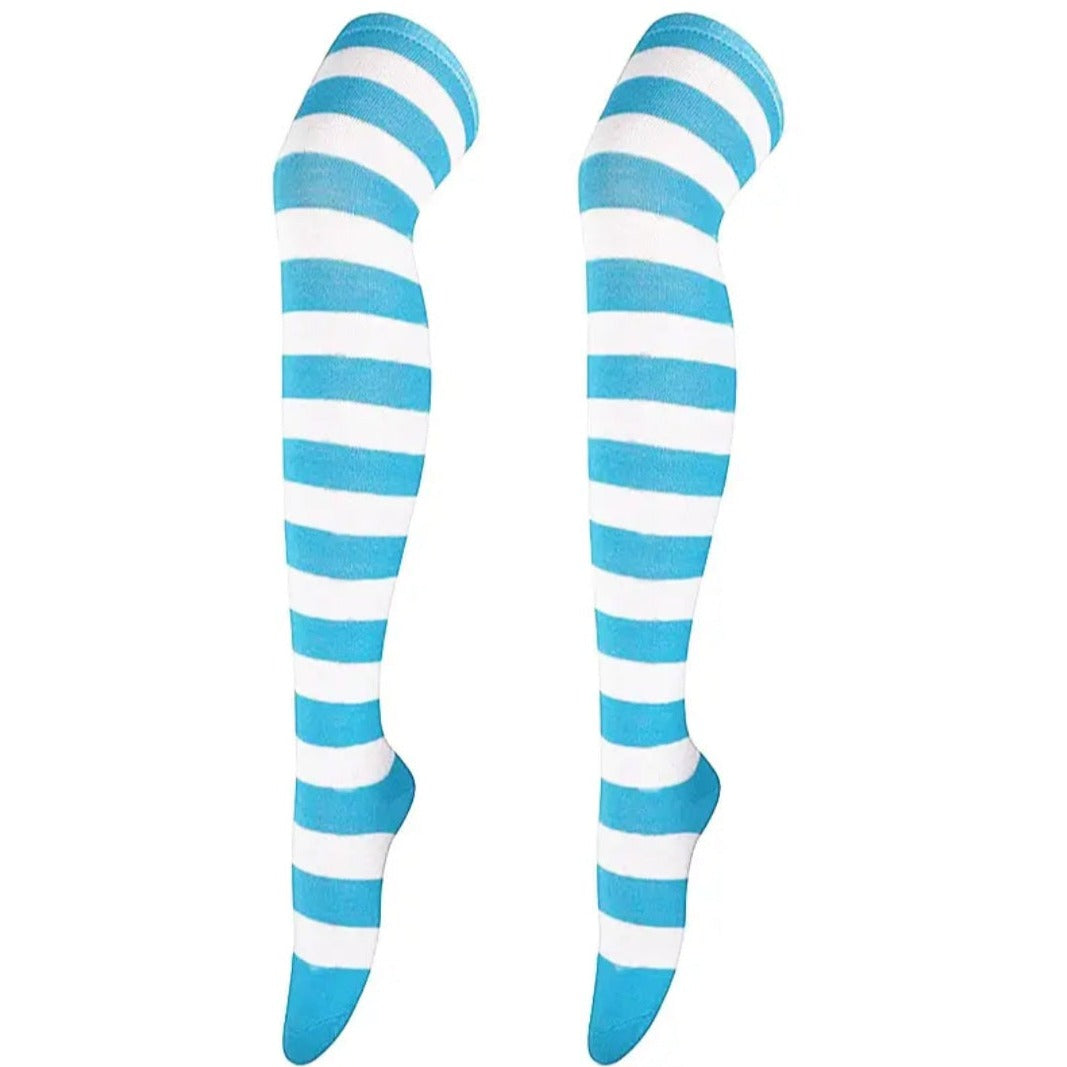 Striped Patterned Socks (Thigh High) from the Sock Panda
0