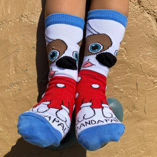 Jonathan the Dog Socks from the Sock Panda (Age 3-5)