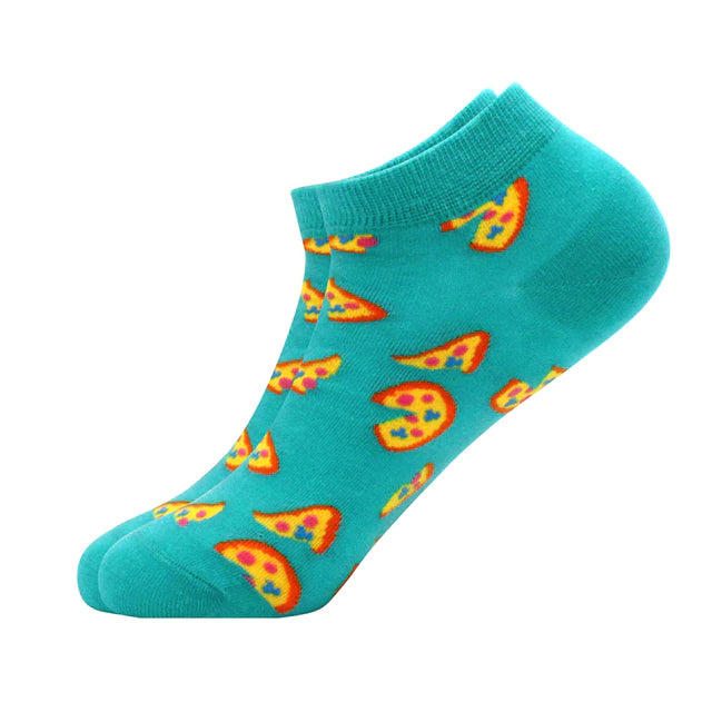 Pizza Patterned Socks (Adult Medium)