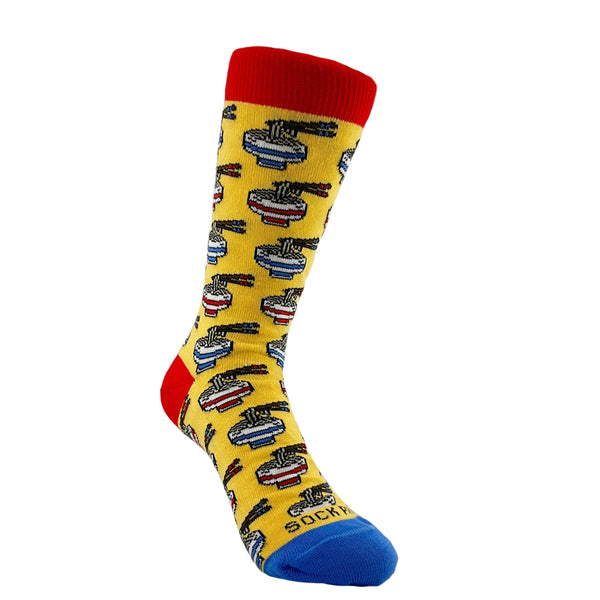 Ramen Socks from the Sock Panda (Adult Small)