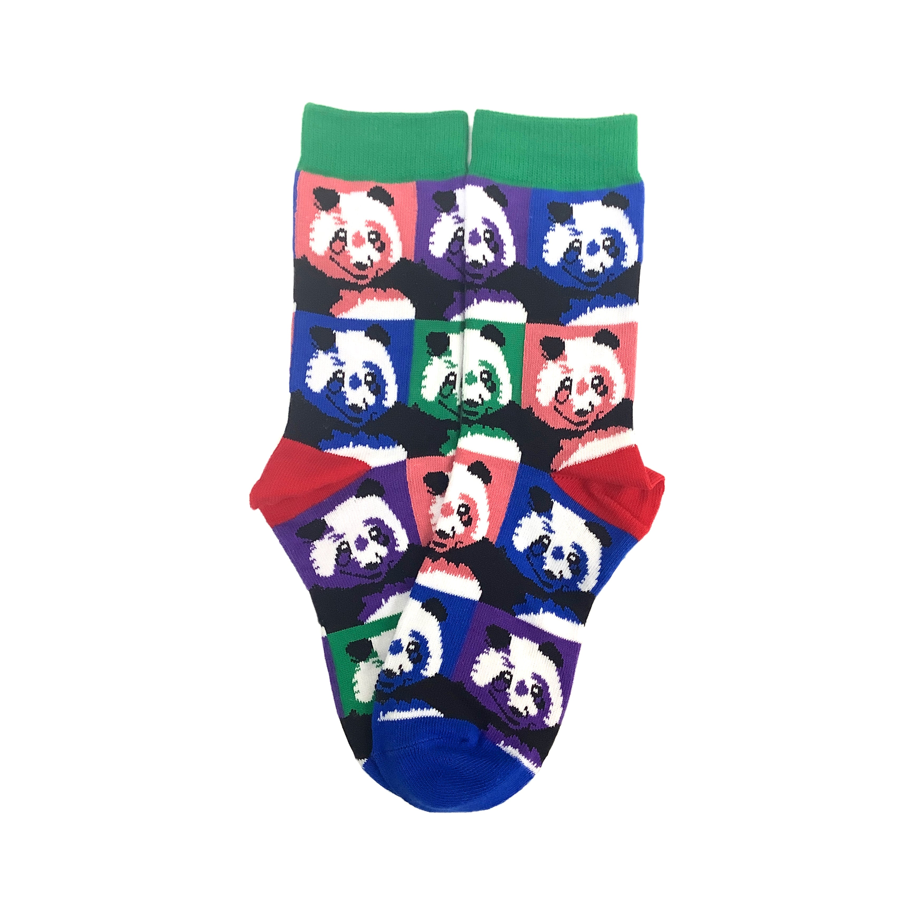 Pop Art Panda Pattern Socks from the Sock Panda