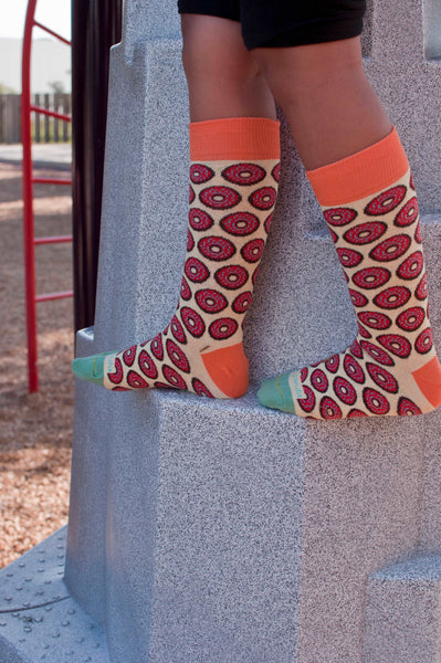 Fantastic Donut Pattern Socks