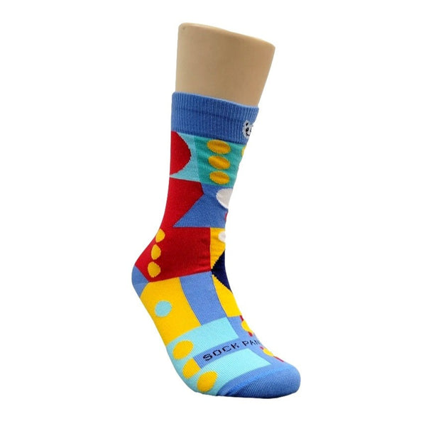 Fun Abstract Geometric Pattern Socks from the Sock Panda (Adult Small)