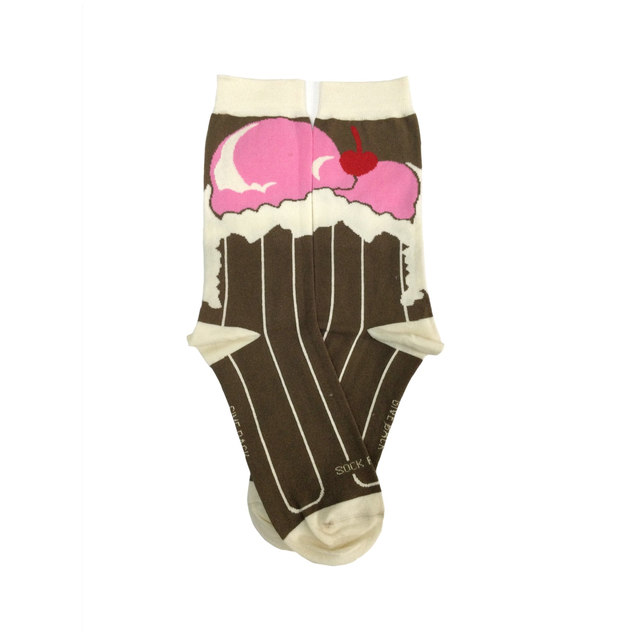 Root Beer Float Socks from the Sock Panda (Adult Large)