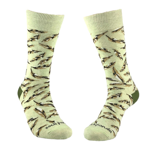 Feather Pattern Socks from the Sock Panda (Adult Medium - Women's Shoe Sizes 5-10)