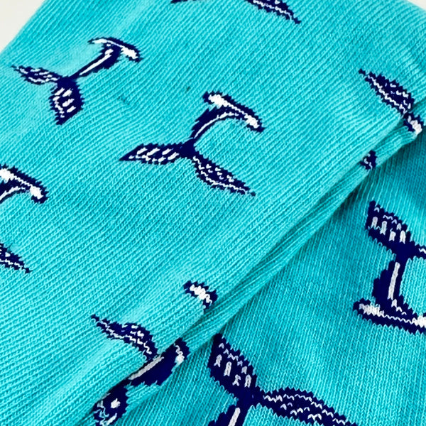 Dolphin Tails Pattern Socks from the Sock Panda (Adult Medium)