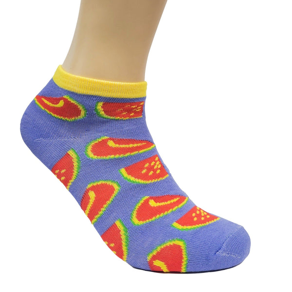 Watermelon Patterned Ankle Socks (Adult Medium)