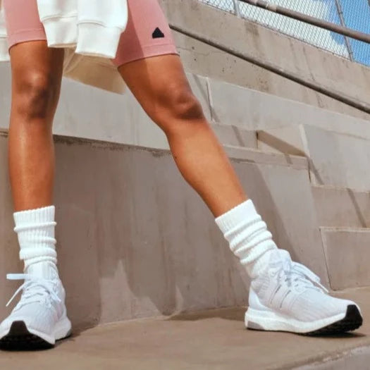 White Slouch Socks