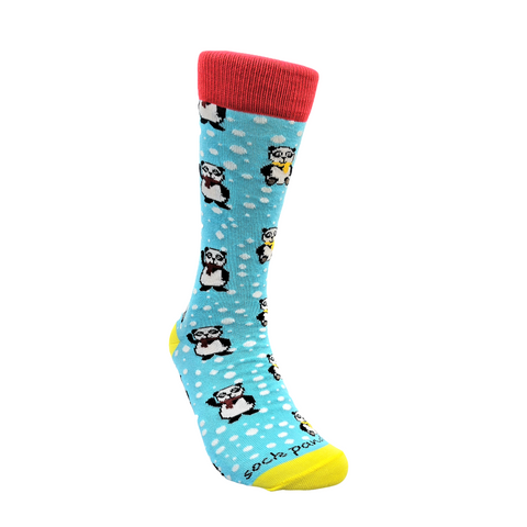 Winter Panda Pattern Socks from the Sock Panda (Adult Medium - Women's Shoe Sizes 5-10)