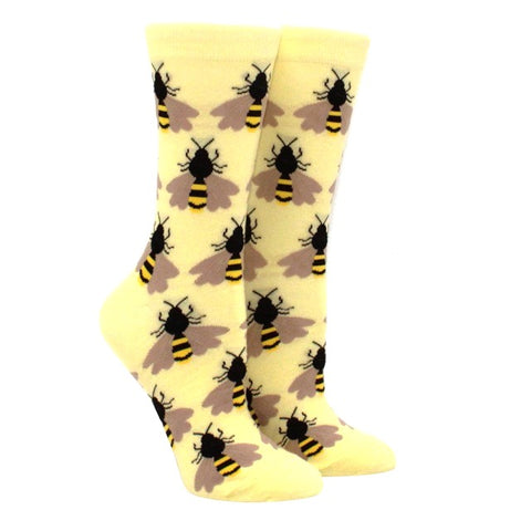 Bee Pattern Socks from the Sock Panda (Adult Medium - Women's Shoe Sizes 5-10)