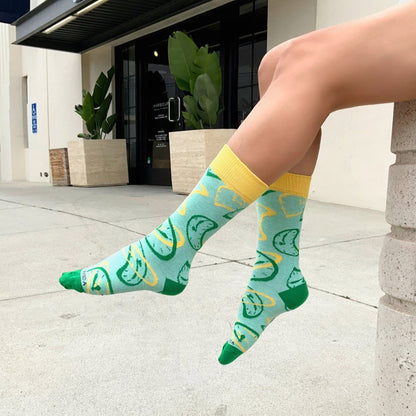 A Stitch in Time Socks from the Sock Panda (Adult Small - Shoe Sizes 2 - 5)